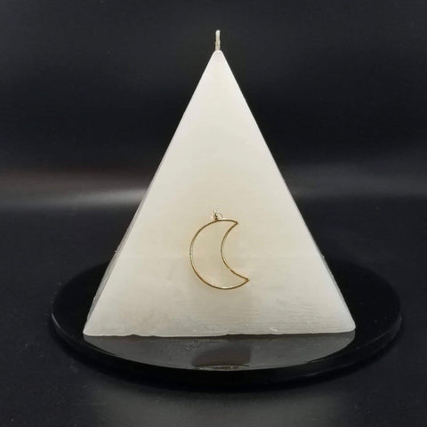 Cleansing Mystery Crystal Pyramid Candle