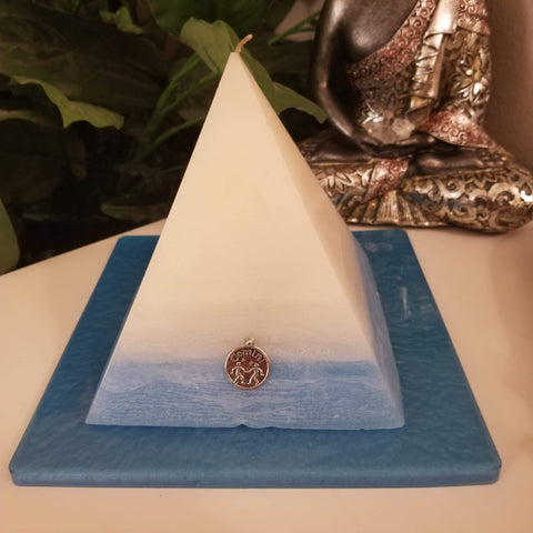 Zodiac Air Element Pyramid Candle