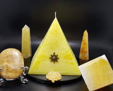 Sun - New Beginnings Pyramid Candle