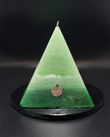 Zodiac Earth Element Pyramid Candle