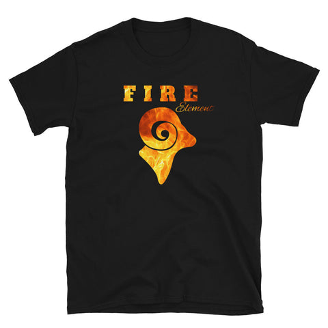 Aries Fire Element Short-Sleeve Unisex T-Shirt