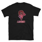 Aries Red Nebula Short-Sleeve Unisex T-Shirt