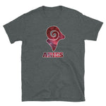 Aries Red Nebula Short-Sleeve Unisex T-Shirt