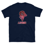 Aries Red Nebula Short-Sleeve Unisex T-Shirt