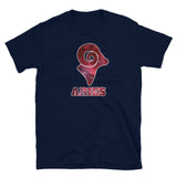 Aries Red Nebula Short-Sleeve Unisex T-Shirt