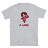 Aries Red Nebula Short-Sleeve Unisex T-Shirt