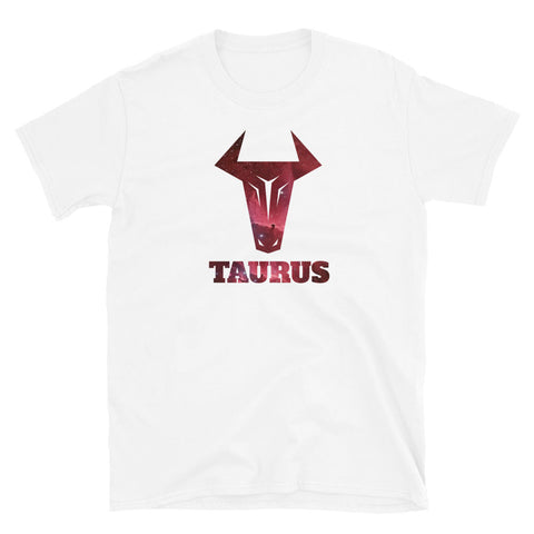 Taurus Red Nebula Short-Sleeve Unisex T-Shirt