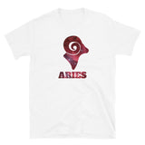 Aries Red Nebula Short-Sleeve Unisex T-Shirt