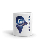 Aries White glossy mug