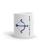 Sagittarius White glossy mug