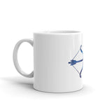 Sagittarius White glossy mug