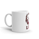 Leo White glossy mug