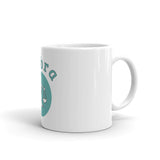 Libra Symbol White glossy mug