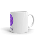 Zodiac Circle White glossy mug