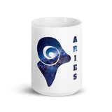 Aries White glossy mug