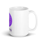 Zodiac Circle White glossy mug