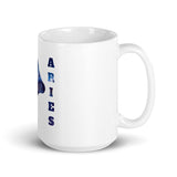 Aries White glossy mug